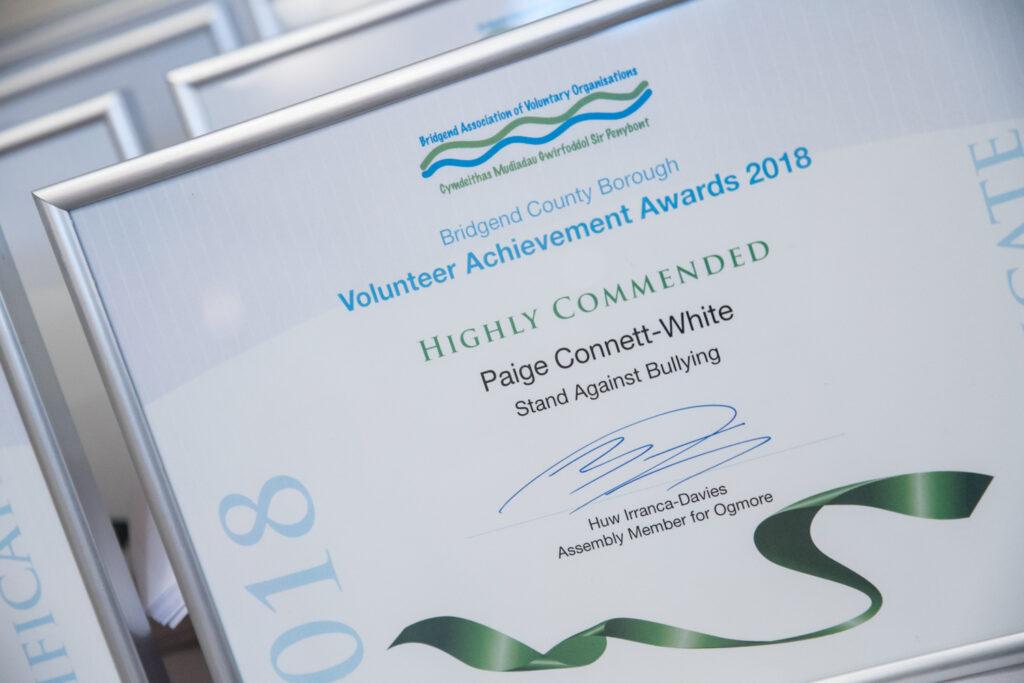 framed award