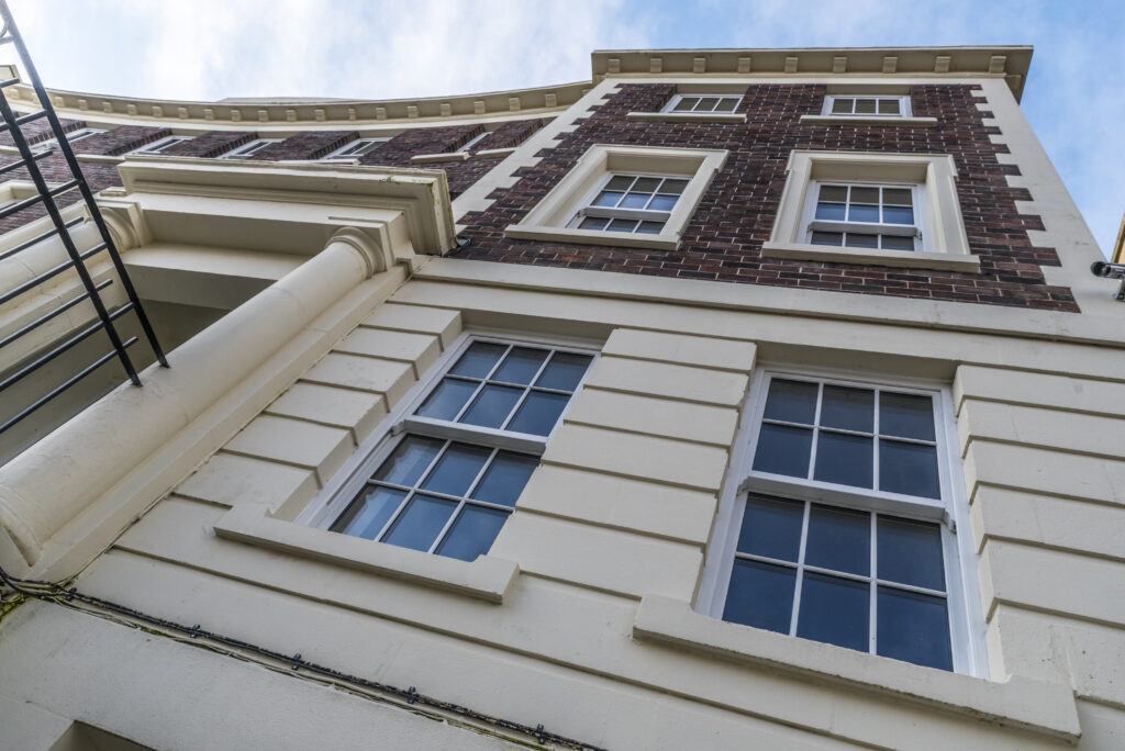 looking up at flats on court road