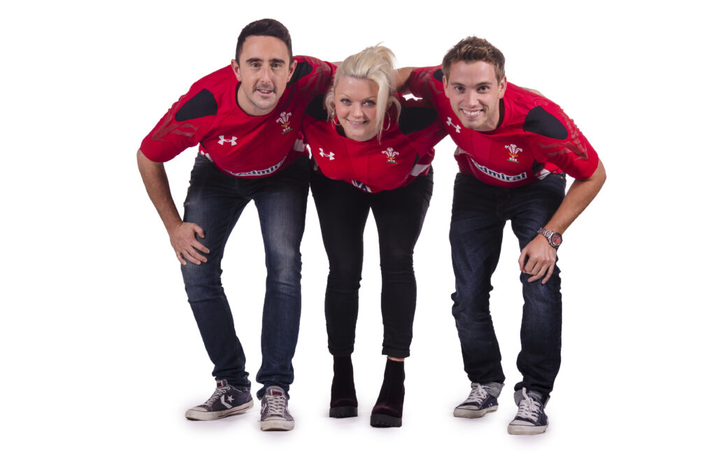 Capital FM Matt polly garaint in welsh rugby tops
