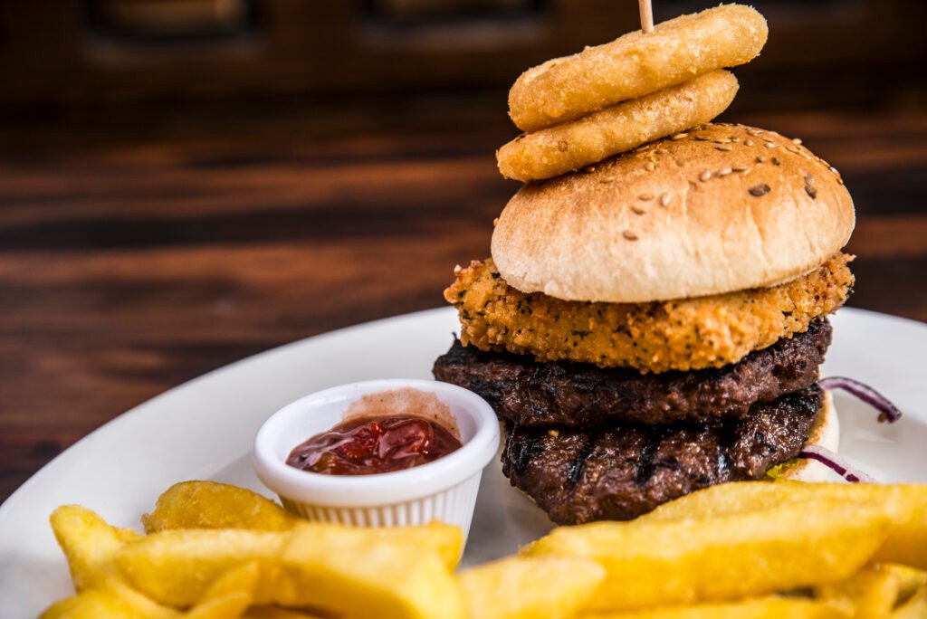 The Tafarn-Y-Phoenix burger