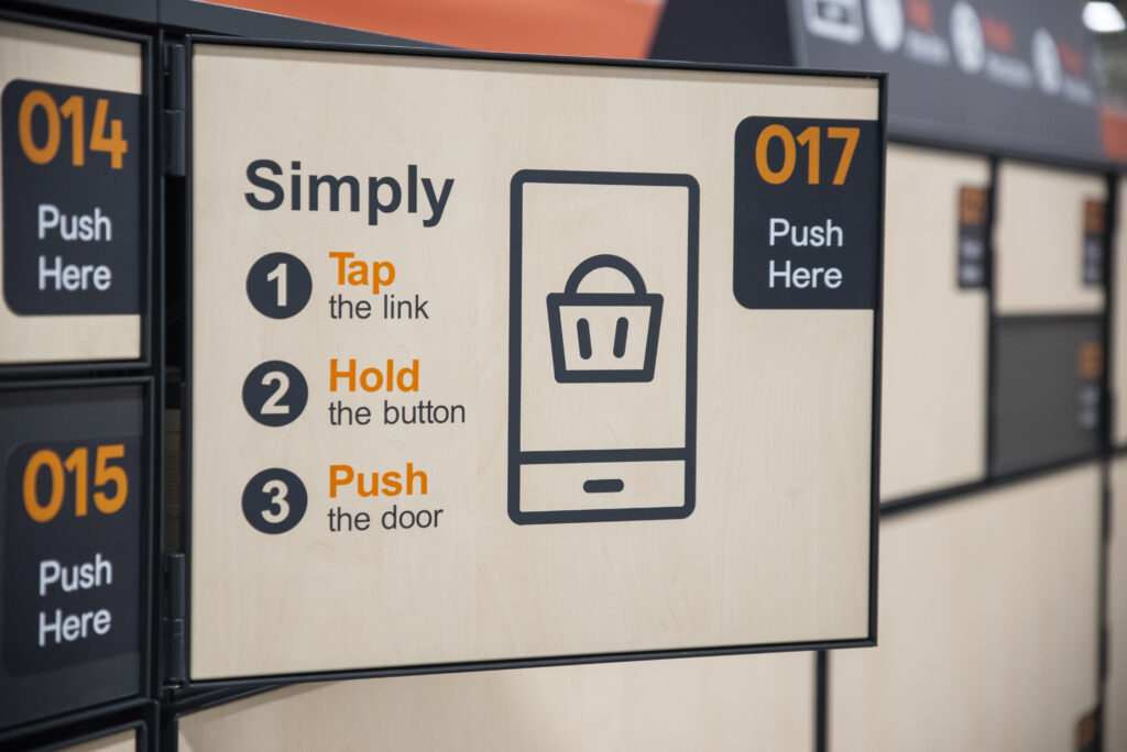 b&q using a smart locker