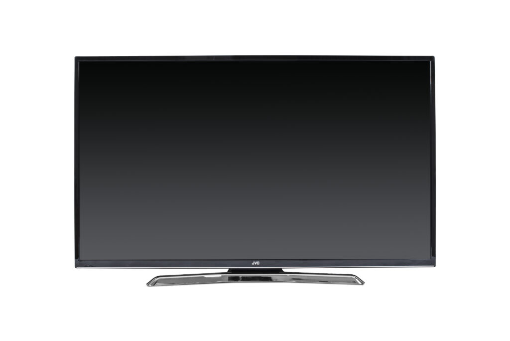 front view of jvc tv