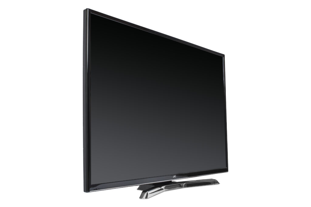 shatp angle view of jvc tv