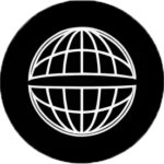 icon depicting a globe as a wire frame
